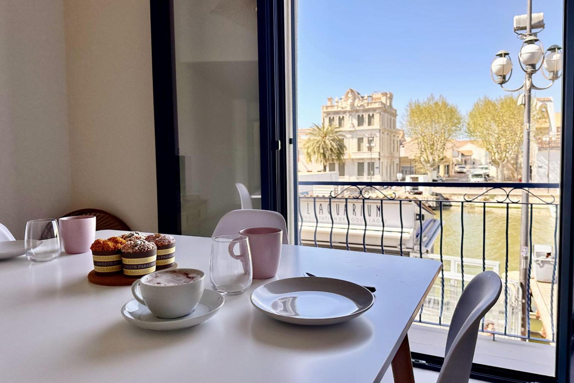 Les Palmiers - Appartement Une Chambre Vue Canal เลอ โกร-ดู-รัว ภายนอก รูปภาพ